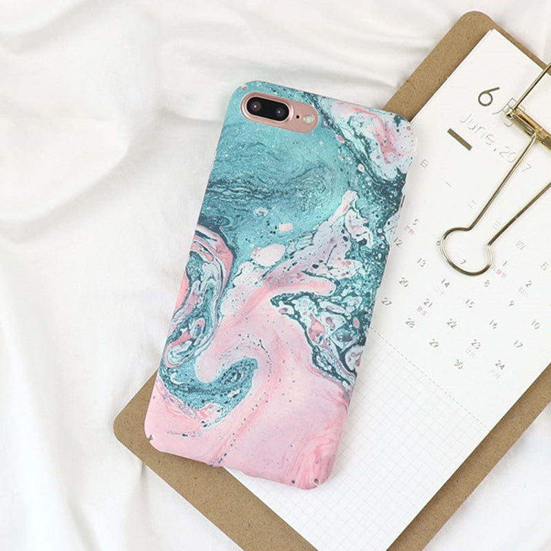 Pink Green Marble Case – The Caseland